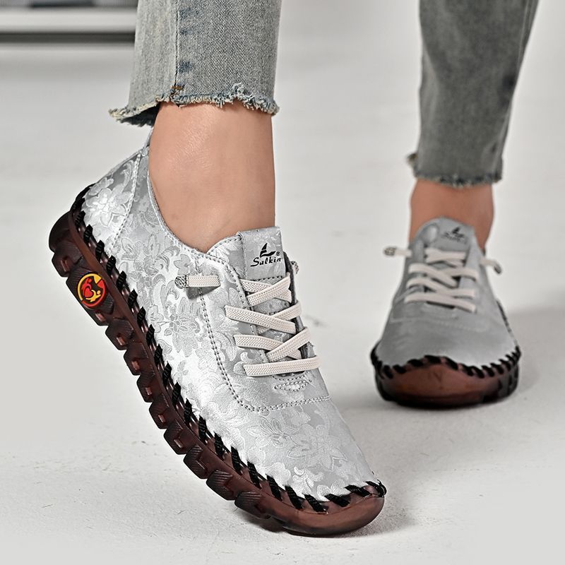 รองเท้าอ็อกซ์ฟอร์ดแบบใหม่ ดีไซ - Oxford Lace Up Women บทวิจารณ์และราคา