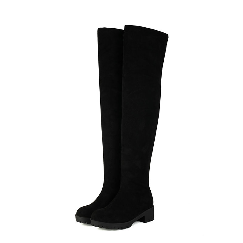 รองเท้าบูทผู้หญิงแบบสวม หนังกล - Sock Boot Women บทวิจารณ์และราคา