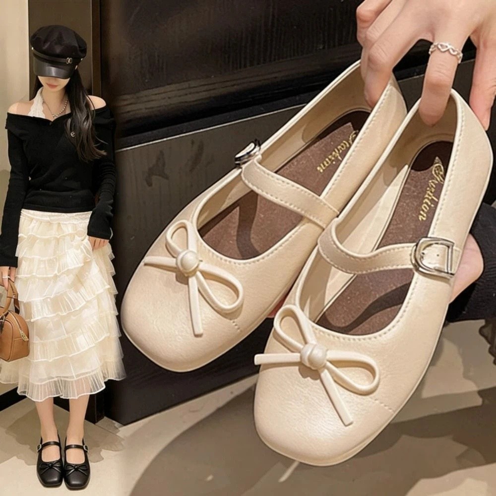รองเท้าแตะผู้หญิงประดับโบว์มุก - Mule Slip On บทวิจารณ์และราคา