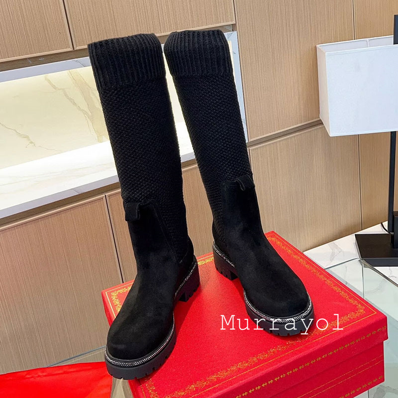 รองเท้าบูทสูงถึงเข่า สำหรับฤดู - Sock Boot Women บทวิจารณ์และราคา