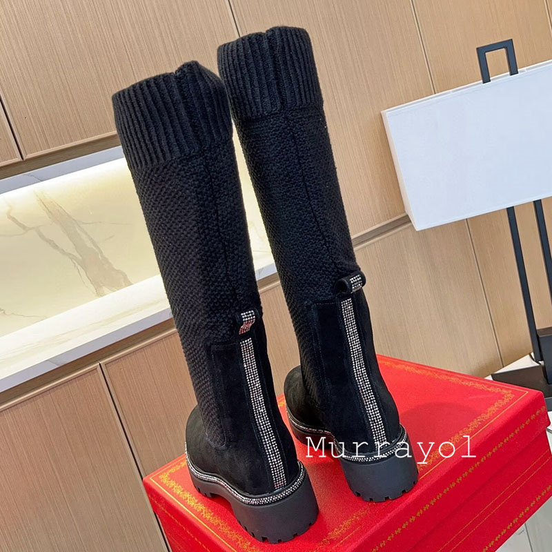รองเท้าบูทสูงถึงเข่า สำหรับฤดู - Sock Boot Women บทวิจารณ์และราคา