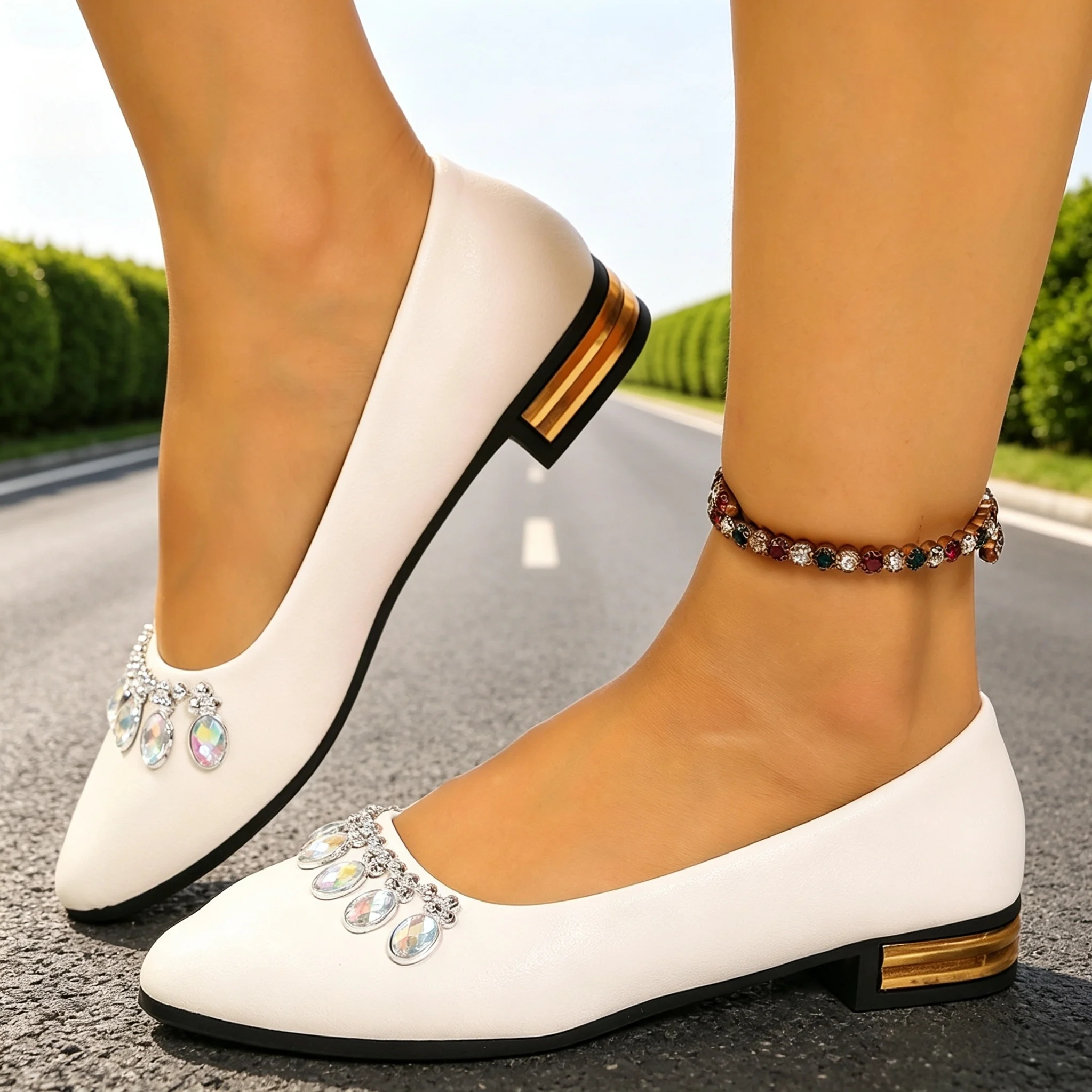 รองเท้าส้นแบนสำหรับผู้หญิง หัว - Women'S Shoes Quality บทวิจารณ์และราคา