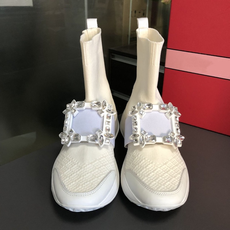 รองเท้าผ้าใบแฟชั่นผู้หญิง ดีไซ - Sock Boot Women บทวิจารณ์และราคา
