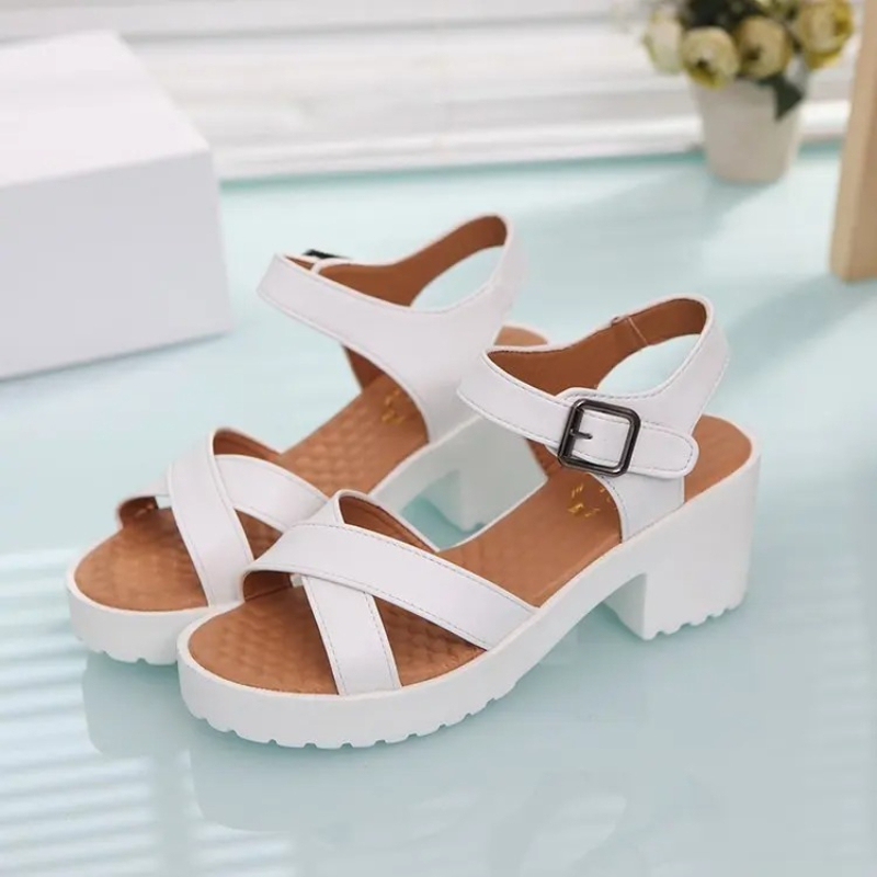 รองเท้าส้นสูงแบบรัดข้อเท้าสำหร - Women'S Shoes Quality บทวิจารณ์และราคา