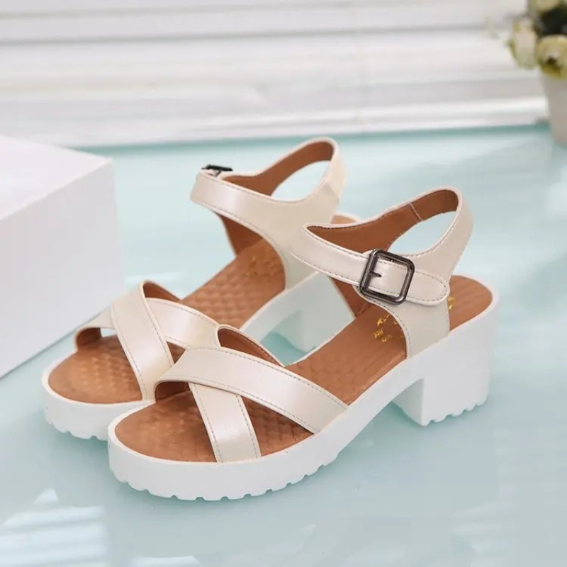 รองเท้าส้นสูงแบบรัดข้อเท้าสำหร - Women'S Shoes Quality บทวิจารณ์และราคา