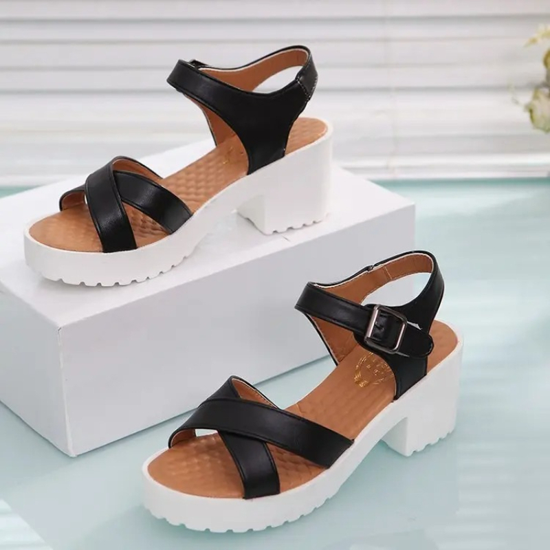 รองเท้าส้นสูงแบบรัดข้อเท้าสำหร - Women'S Shoes Quality บทวิจารณ์และราคา